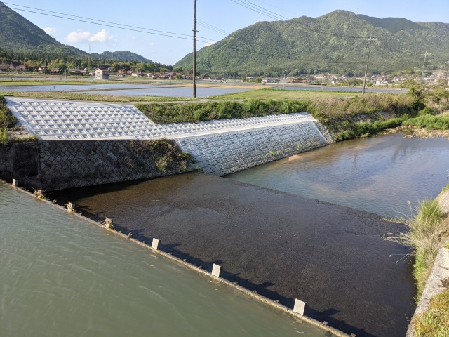 東広島市関川災害護岸